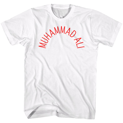 Muhammad Ali Arch Text T-Shirt - White