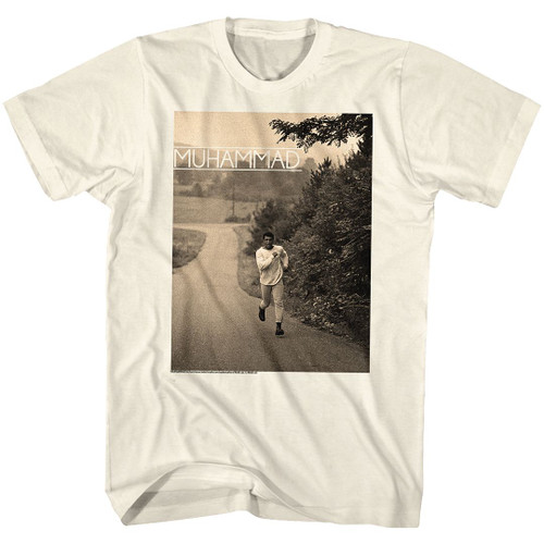 Muhammad Ali Running T-Shirt - Natural