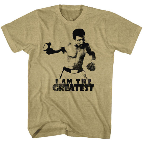 Muhammad Ali I Am The Greatest 2 T-Shirt - Khaki