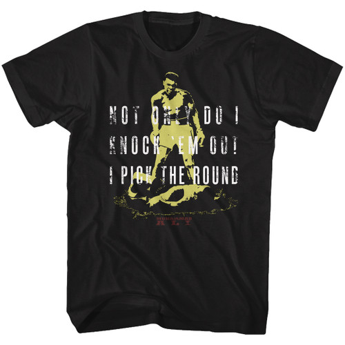 Muhammad Ali Knocking T-Shirt - Black