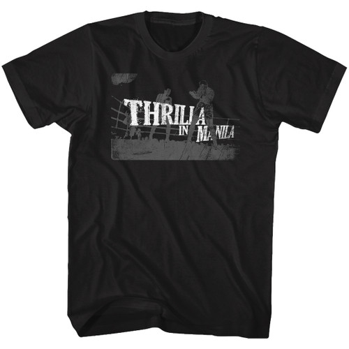 Muhammad Ali Thrilla In Manila 2 T-Shirt - Black