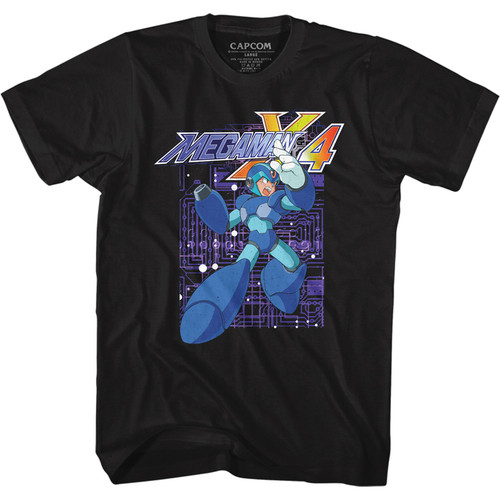 Mega Man Megaman X4 T-Shirt - Black