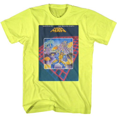 Mega Man Mega Cover T-Shirt - Yellow