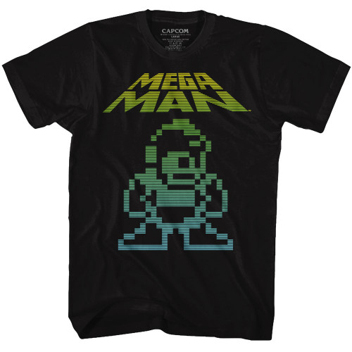 Mega Man Mega Pixel T-Shirt - Black
