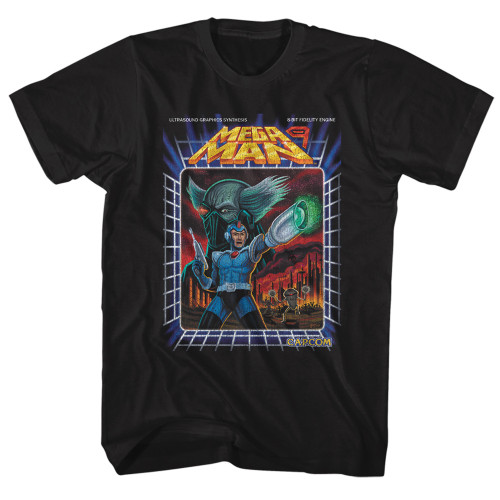 Mega Man Mega Woah T-Shirt - Black