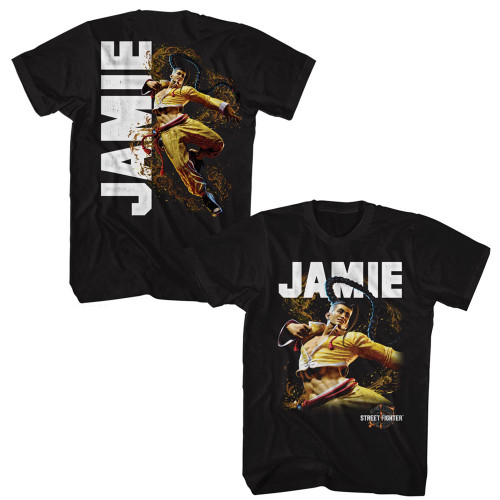 Street Fighter Jamie Character BTB T-Shirt - Black