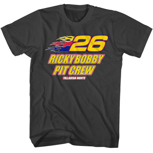 Talladega Nights -Ricky Bobby Pit Crew T-Shirt - Smoke