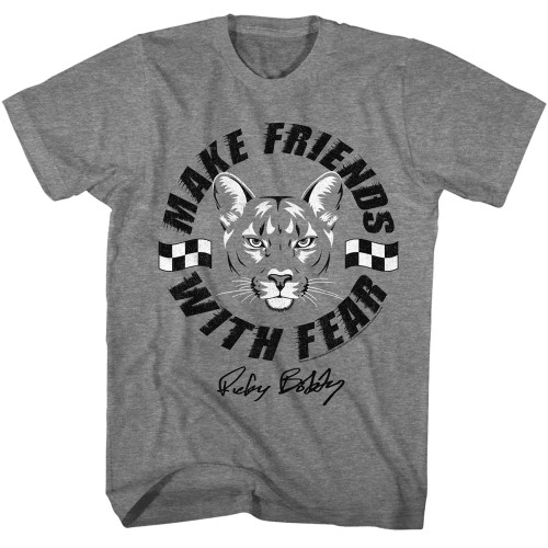 Talladega Nights -Make Friends T-Shirt - Gray