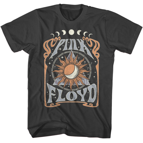 Pink Floyd Sun And Moon T-Shirt - Smoke