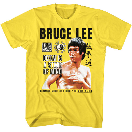 Bruce Lee Defeat State Of Mind T-Shirt - Ginger