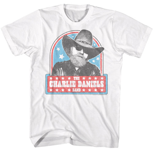 Charlie Daniels Band Vintage Stars T-Shirt - White