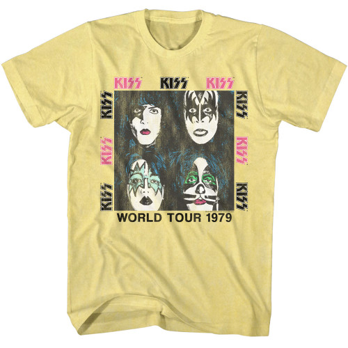 KISS Dynasty 79 T-Shirt - Yellow
