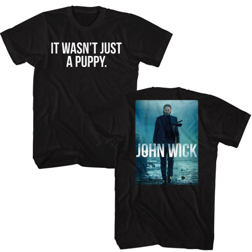 John Wick Wasn't Just A Puppy BTB T-Shirt - Black