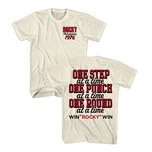 Rocky 1976 Front & Back T-Shirt - Natural