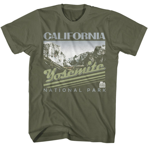 National Parks California Yosemite T-Shirt - Military Green