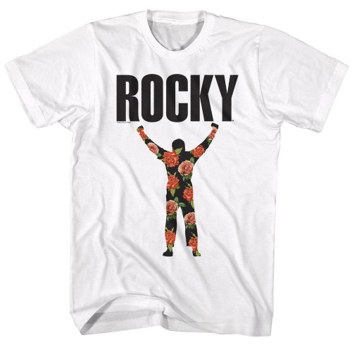 Rocky Flowers 1 T-shirt - White