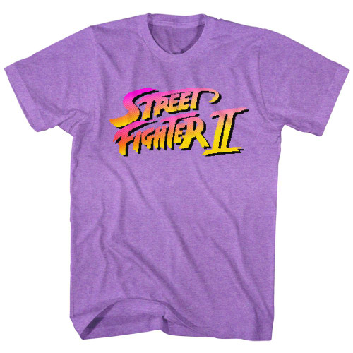 Street Fighter Pixel Fighter T-shirt - Purple