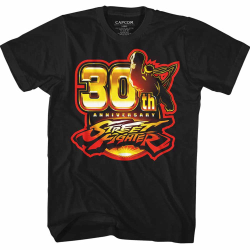 Street Fighter 30th Anniversary 3D T-shirt - Black