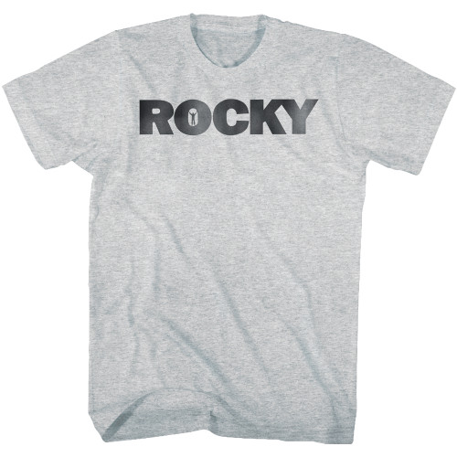 Rocky Logo Faded-shirt - Gray