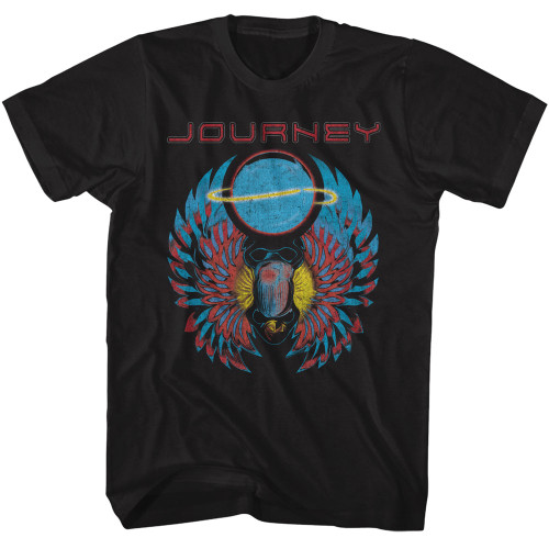 JOURNEY DISTRESSED COTTON T-SHIRT