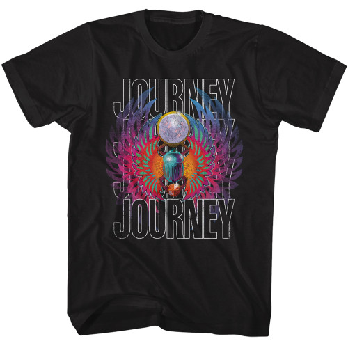 Journey Gradient Scarab T-shirt - Black