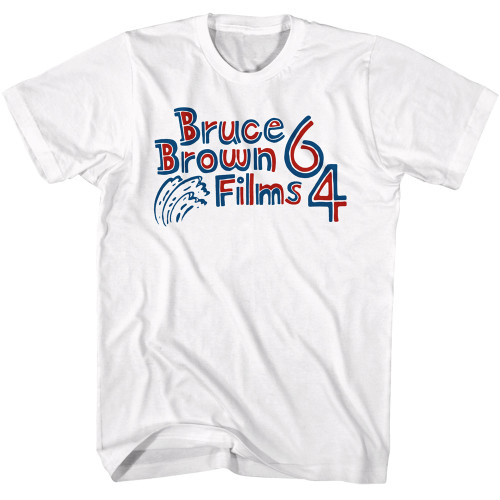 Bruce Brown Films Patriotic 64 T-shirt - White