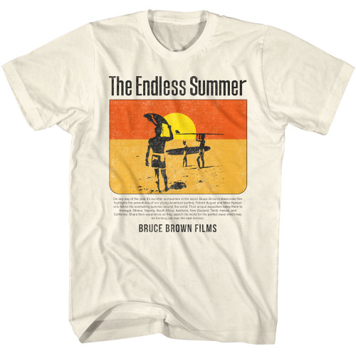 Bruce Brown Films Summer Summary T-shirt - Natural