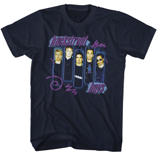 Backstreet Boys Boxes T-shirt - Navy