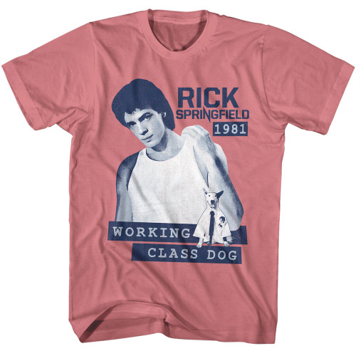 Rick Springfield Working Class Dog T-shirt - Rouge