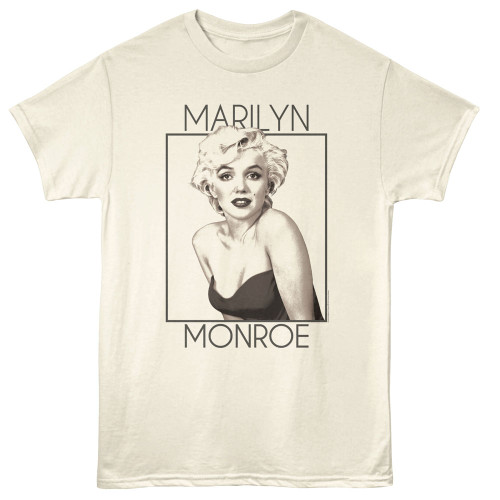 Marilyn Monroe Rectangle T-Shirt - Cream