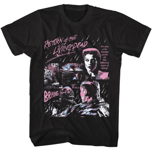 Return Of The Living Dead Trash Tarman Suicide T-Shirt - Black 