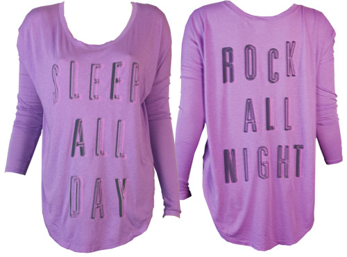 Sleep All Day, Rock All Night T-Shirt