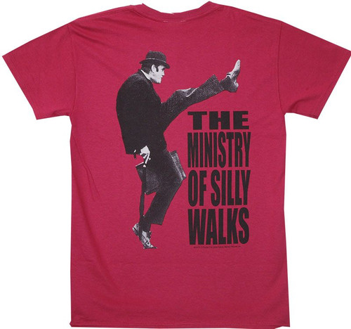 Monty Python Ministry of Silly Walks 2-sided T-Shirt