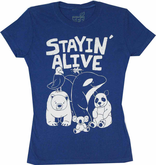 Stayin' Alive Juniors T-Shirt*