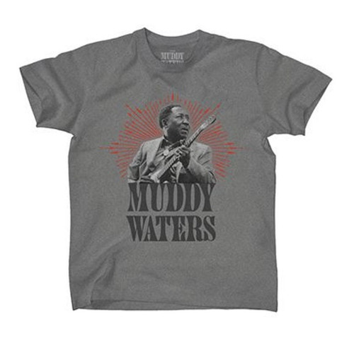 Muddy Waters Portrait with Guitar T-Shirt