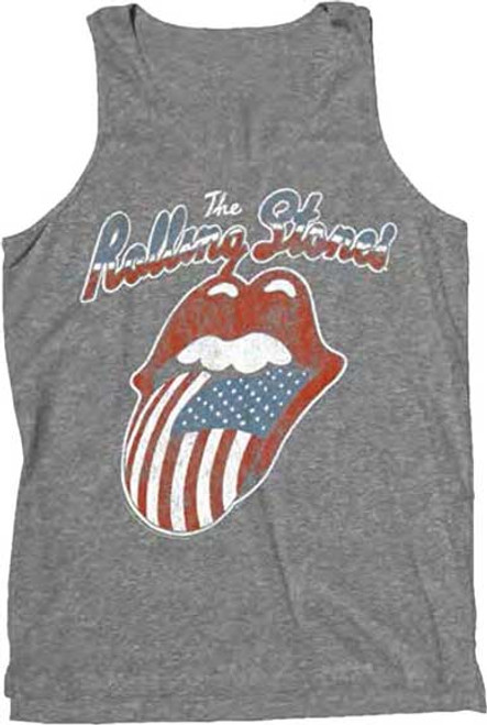 Rolling Stones American Flag Tongue Tank Top