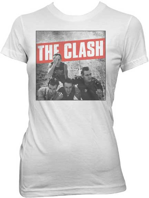 The Clash Band Photo Juniors T-Shirt