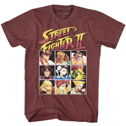 Street Fighter 8-Bit Vintage T-Shirt