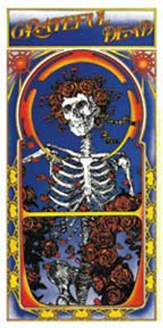 Grateful Dead Skull Rose Album Sticker