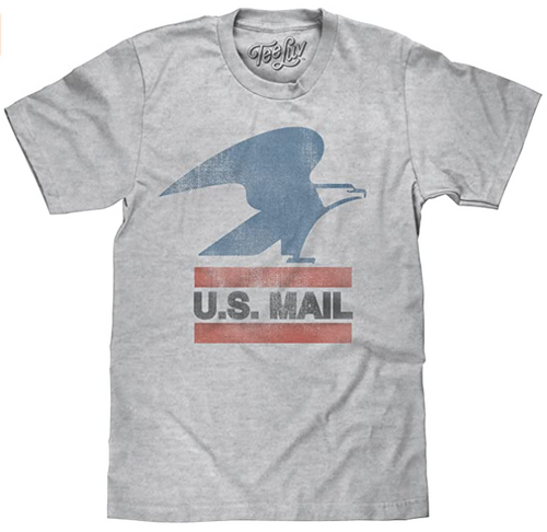 USPS US Mail Distressed Logo T-Shirt