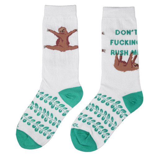 Don't F'ing Rush Me Women's Crew Socks