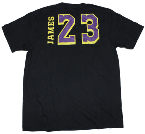 LA Lakers Lebron James #23 F/B Design T-Shirt