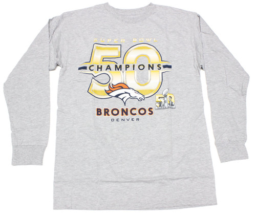 Denver Broncos Super Bowl 50 Champion L/S T-Shirt