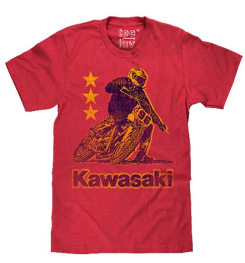 Kawasaki Dirt Bike Racer T-Shirt