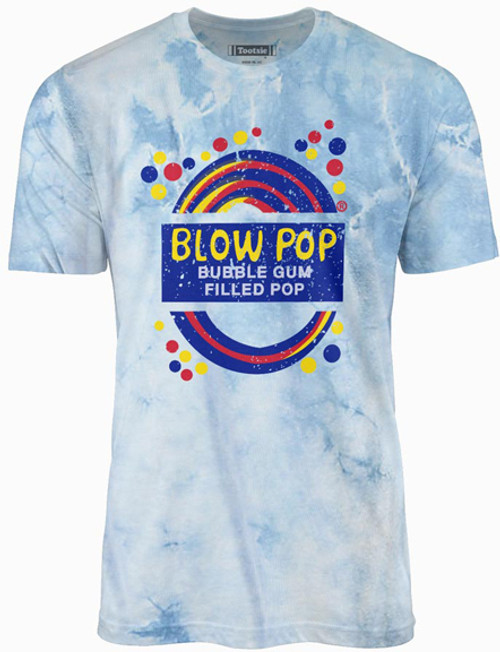 Blow Pop Logo Blue Wash T-Shirt