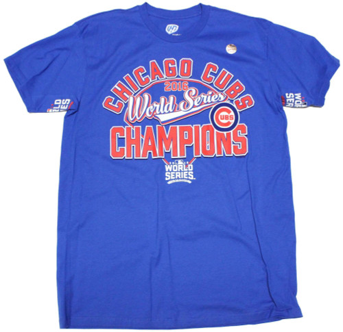 Authentic Chicago Cubs 2016 World Series Champions Tshirt 