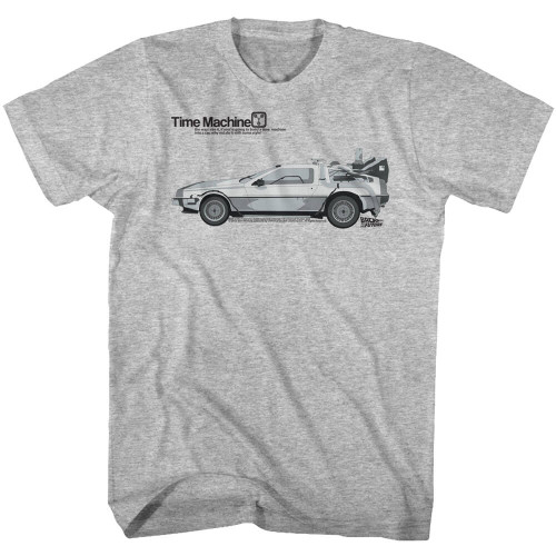 Back to the Future Time Machine DeLorean T-shirt
