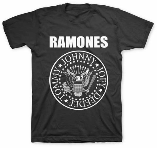 Ramones Seal T-Shirt - Black