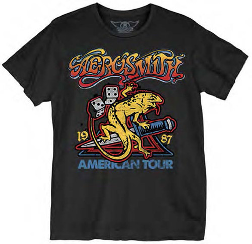Aerosmith Iguana 1987 US Tour T-Shirt
