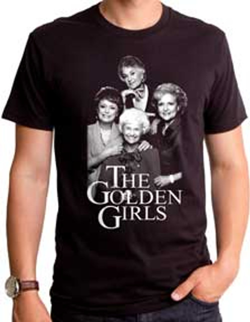 Golden Girls Black and White Group Photo T-Shirt